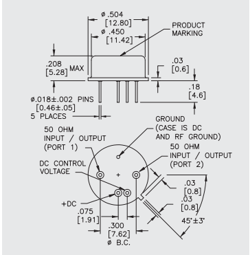 AGC1025壓控放大器Teledyne防務電子