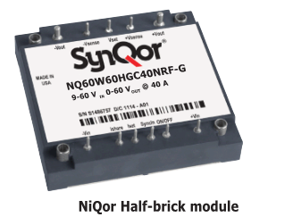 NQ60W60HGx40非隔離式DCDC電源模塊SynQor